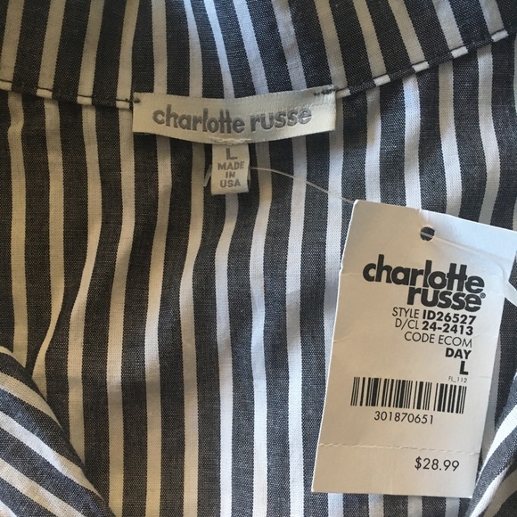 ♣️Charlotte Russe NEW strip dress - Picture 4 of 6